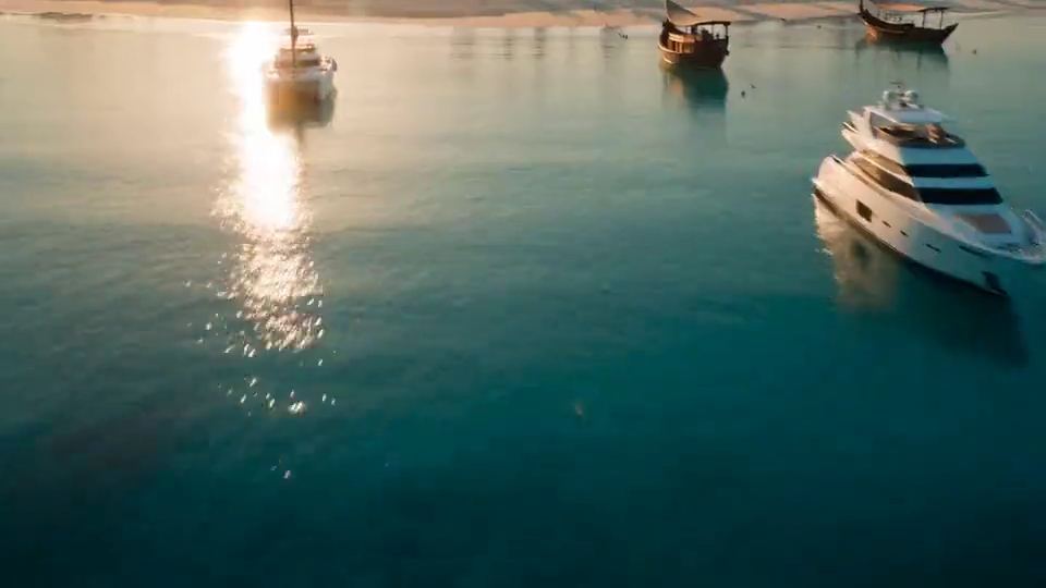 Drone rise: Desert resort